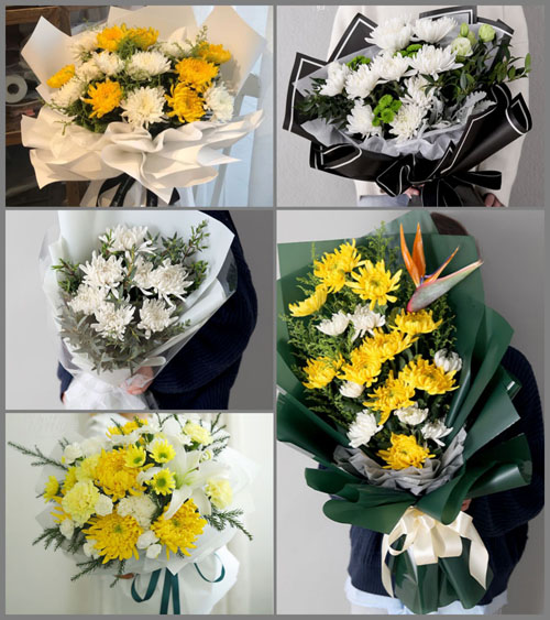 山东滨州滨城区杨柳雪镇龙塘马村白事花束代送